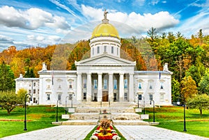 Vermont State House, in Montpelier, VT