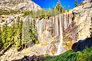 Vernal Falls in Yosemite Valley, Yosemite National Park