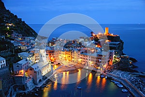 Vernazza (Cinque Terre) at Dusk