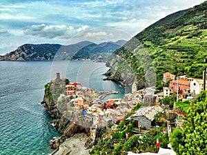 Vernazza Italy in Cinque Terre