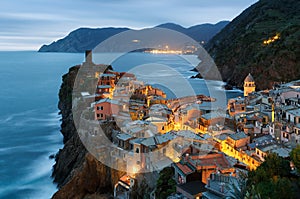 Vernazza village in Cinque Terre, Italy photo