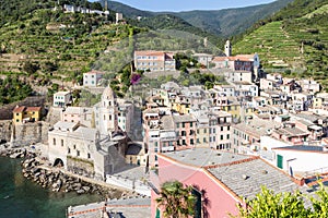 Vernazza village in Italy