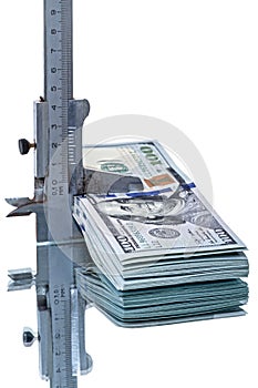 Vernier caliper and ten thousand dollars