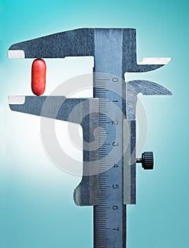 Vernier scale measure one drug