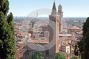 Verona from above Veneto Italy