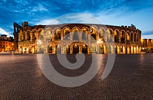 Arena, Verona amphitheatre in Italy photo