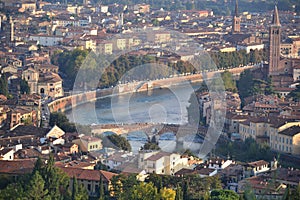 Verona cityscape, Italy