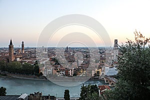 Verona at dusk