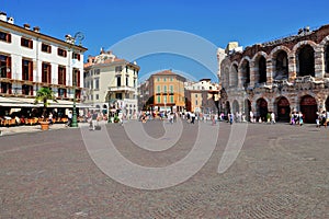 VERONA, ITALY-3 of SEPTEMBER. the world famous building of an am