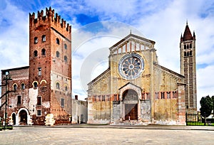 Verona, Italy - Basilica di San Zeno photo