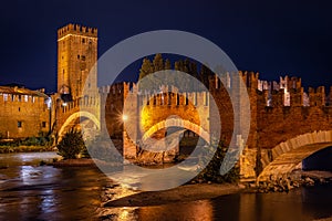 Verona, Italy - Bridge to the Old Town