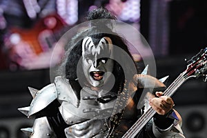 Kiss , Gene Simmons  during the concert