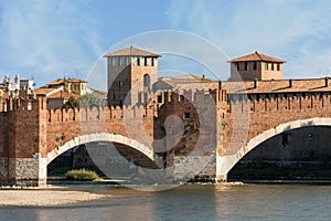 Verona Italy - Scaligero Bridge of Castelvecchio