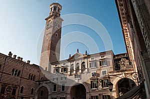 Verona Italy Torre dei Lamberti