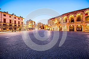 Verona night view