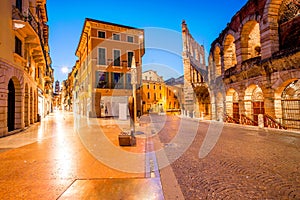 Verona night view