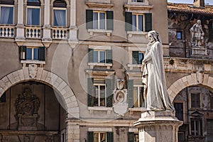 Verona`s Dante statue 3