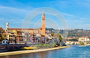 Verona with Santa Anastasia church photo