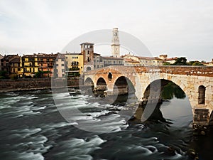 Verona at twilight photo