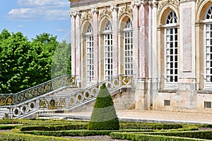 Versailles; France - august 19 2015 : the Grand Trianon in the Marie Antoinette estate