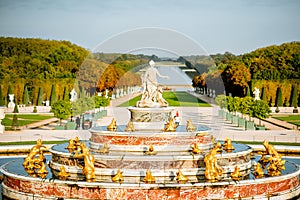 Versailles gardens in France