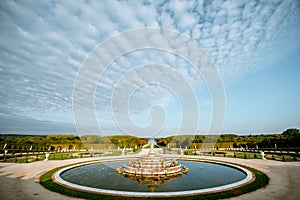 Versailles gardens in France