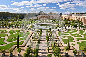 Versailles Gardens in the Golden Autumn