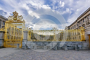 Versailles palace gate, Paris suburbs, France