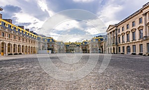 Versailles palace panorama in Paris, France