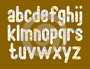 Versatile Collection of Easter Joy Alphabet Letters for Various Uses