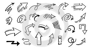 Hand-Drawn Doodle Arrows Collection