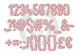 Versatile Collection of Love Lock Numbers and Punctuation for Various Uses