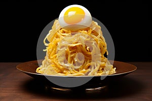 Versatile Egg pasta. Generate Ai photo