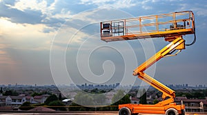 Versatile Giants, The Role of Hydraulic Boom Lift Machines in Heavy-Duty Construction, Generative AI