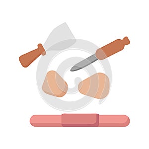 Versatile Clay Sculpting Tool Icon