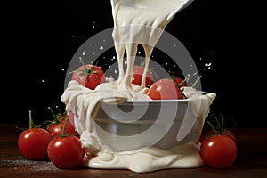 Versatile Sour cream. Generate Ai photo