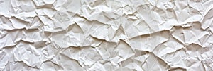 Versatile white crumpled paper texture suitable for various background applications