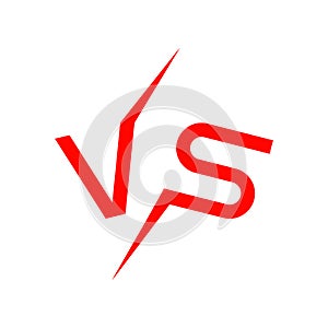 versus competition icon simple