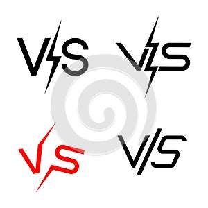 versus competition icon simple