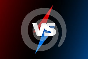 Versus logo sports background