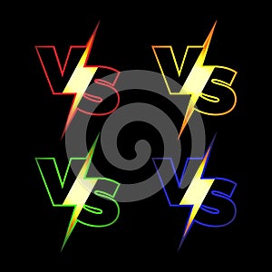 Versus Vector Icons
