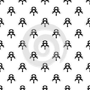 Vertebra disc pattern seamless vector