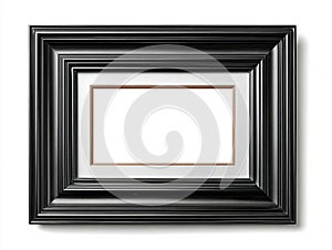 Vertical arrangement of three paintings in light background, each framed with a textured reflective frame Topmost has an