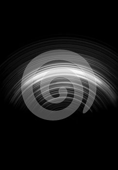 Vertical black and white dark sun background