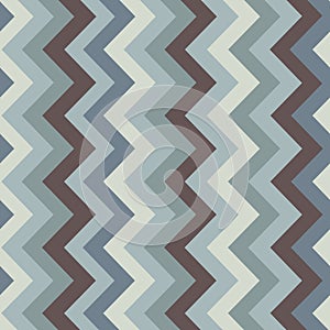 Vertical Chevrons Abstract Seamless Pattern Texture or Background, pastel blue colors and brown. Pattern for textile, fabric,