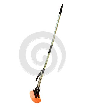 Vertical Cleaning Mop Isolated in White Background