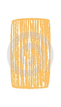 Vertical Crayon Scribble Organic Frame