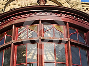 Detail of The Bishops Palace, Galveston Island, Texas. High quality photo. photo