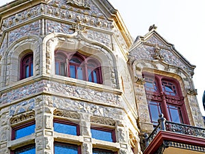 Detail of The Bishops Palace, Galveston Island, Texas. High quality photo. photo