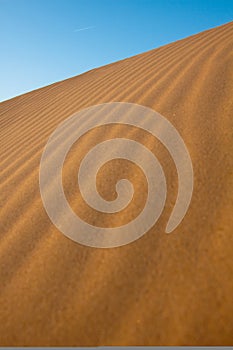 Vertical dune with ripples